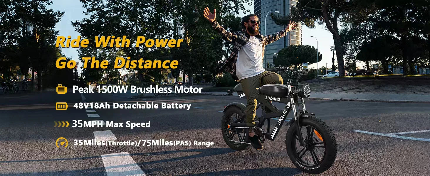 1500W Fat Tire Electric Bike