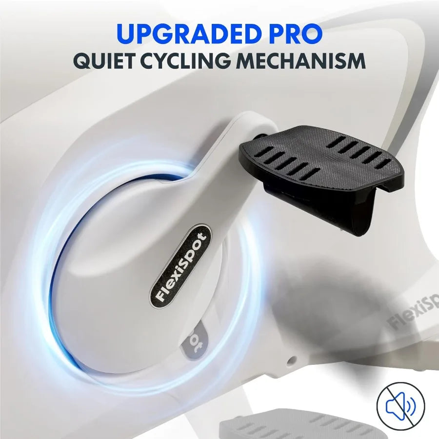 Compact Under-Desk Exercise Bike