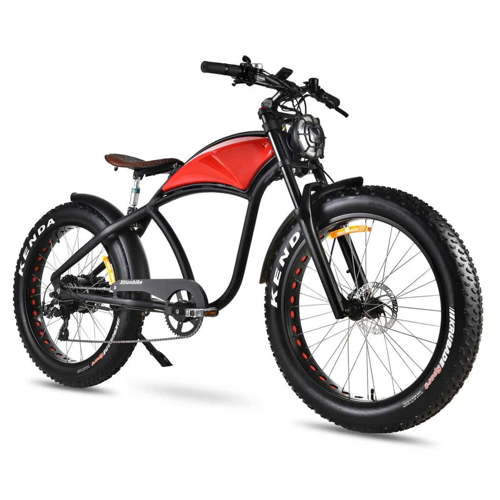 750W Dual Suspension Fat Tire E-Bike