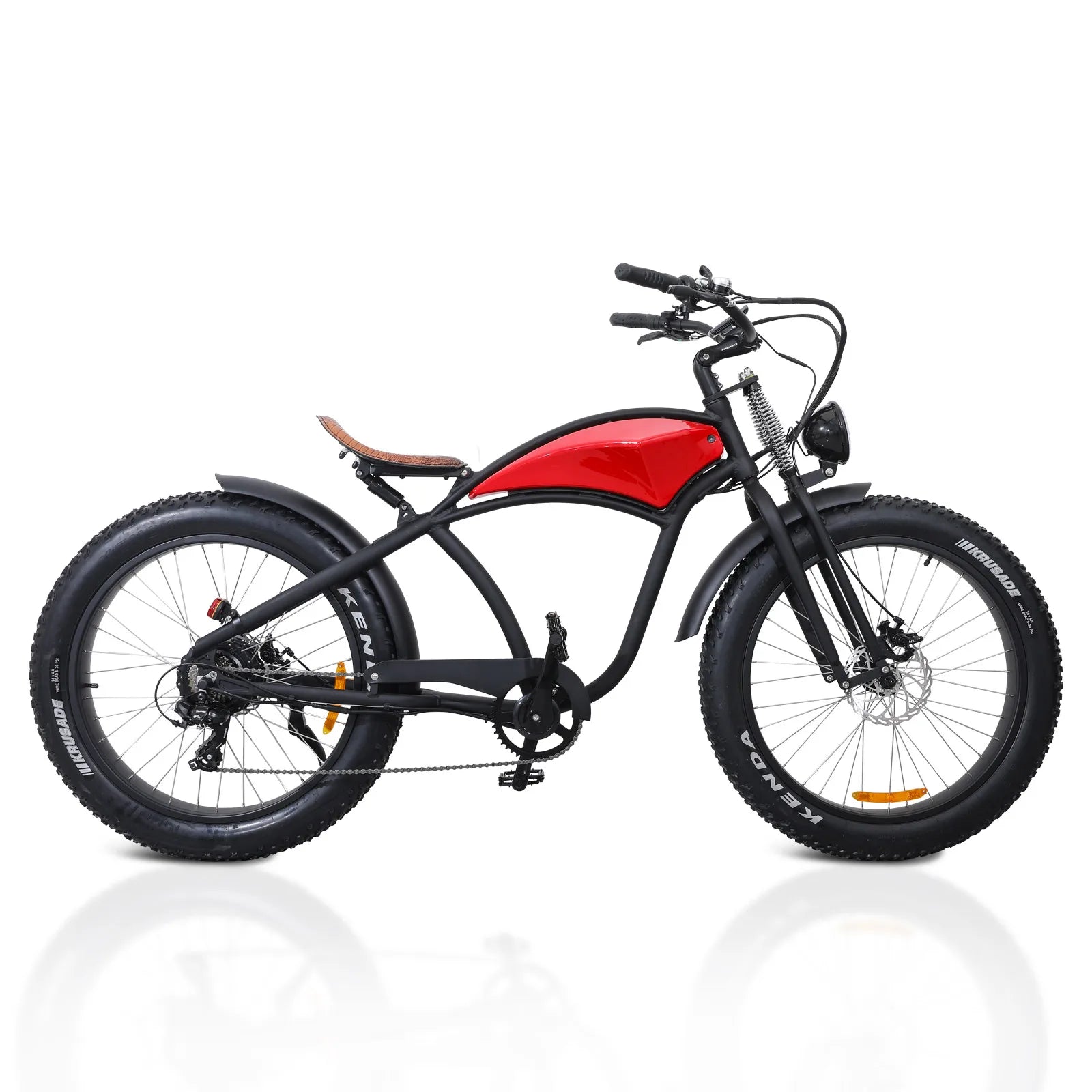 750W Dual Suspension Fat Tire E-Bike