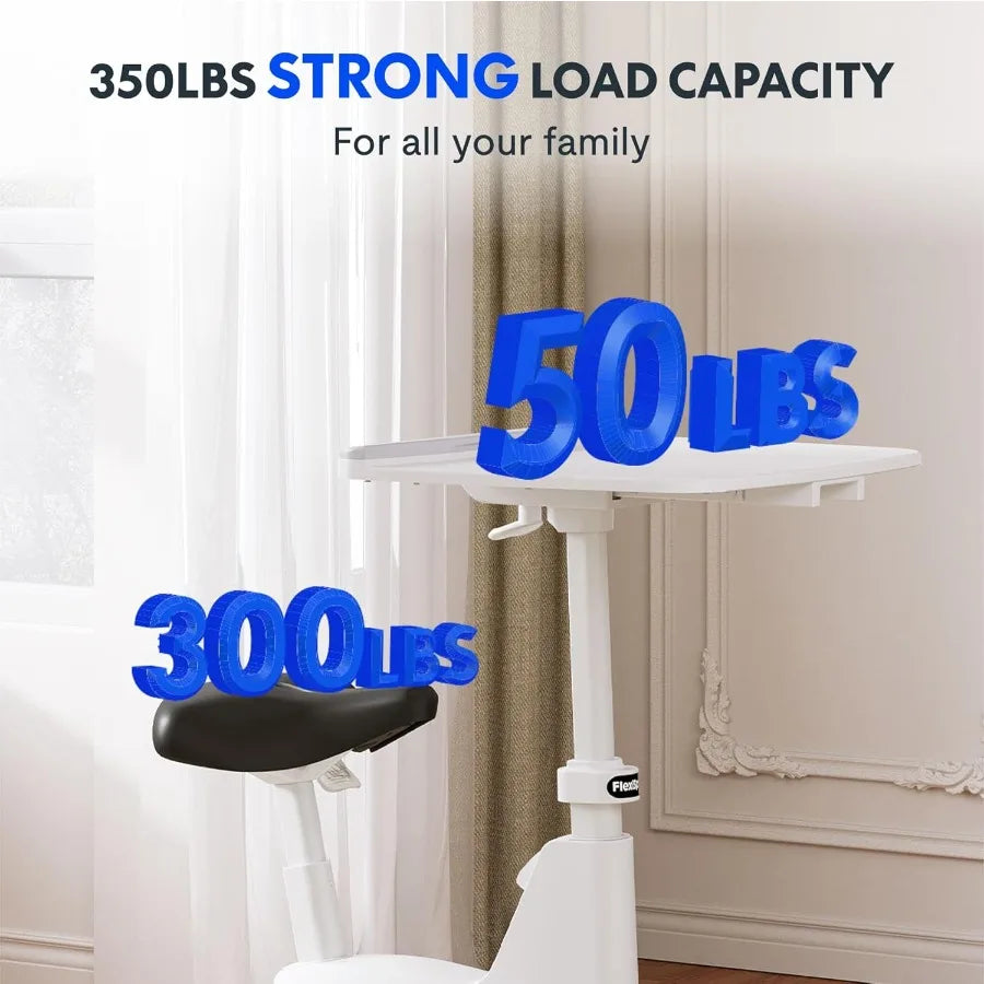 Compact Under-Desk Exercise Bike