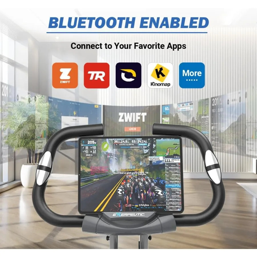 Foldable Exercise Bike with LCD