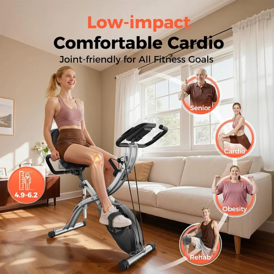 Foldable Exercise Bike for Home Gym