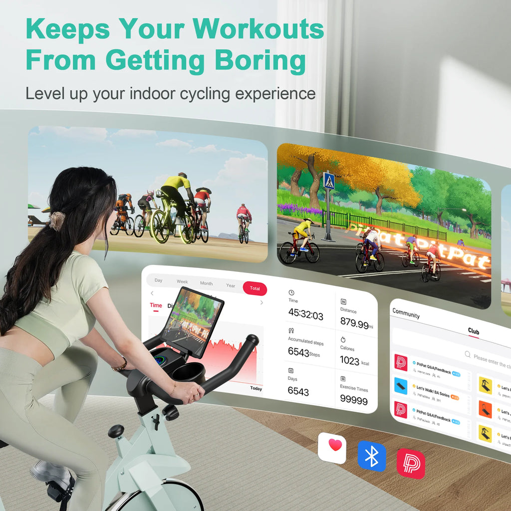 Superun 32-Level Magnetic Exercise Bike