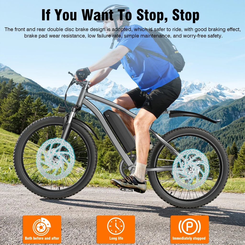 720W 26” Electric Mountain Bike