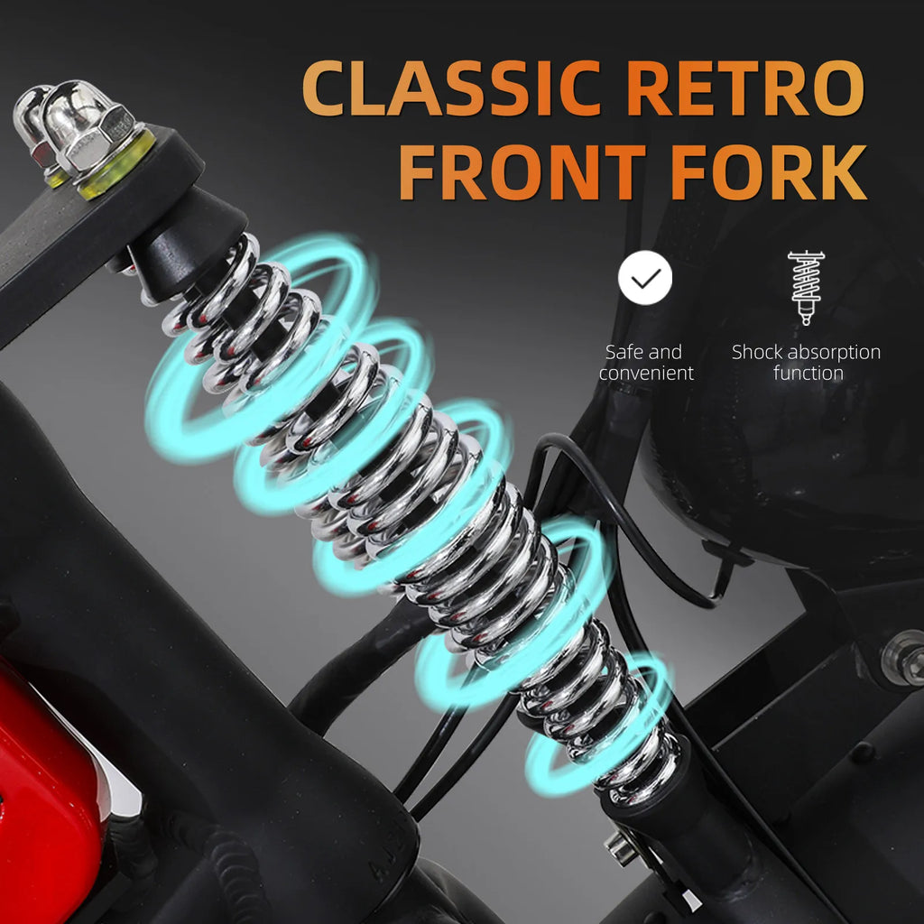 750W Dual Suspension Fat Tire E-Bike