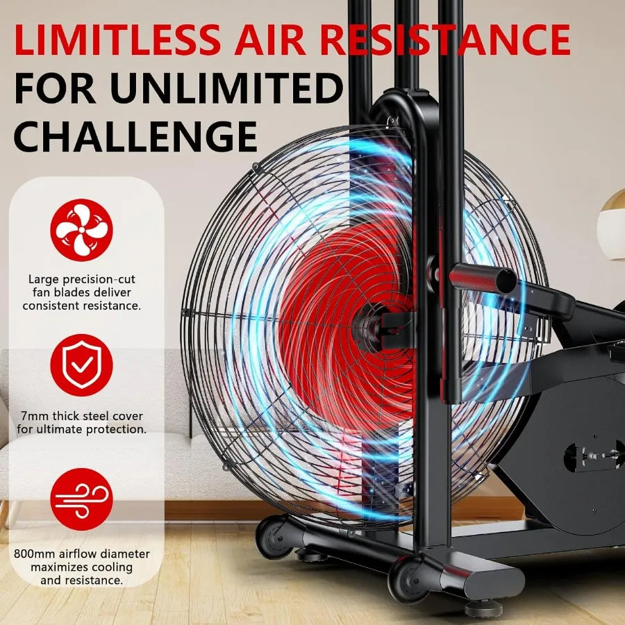 Air Resistance Exercise Bike
