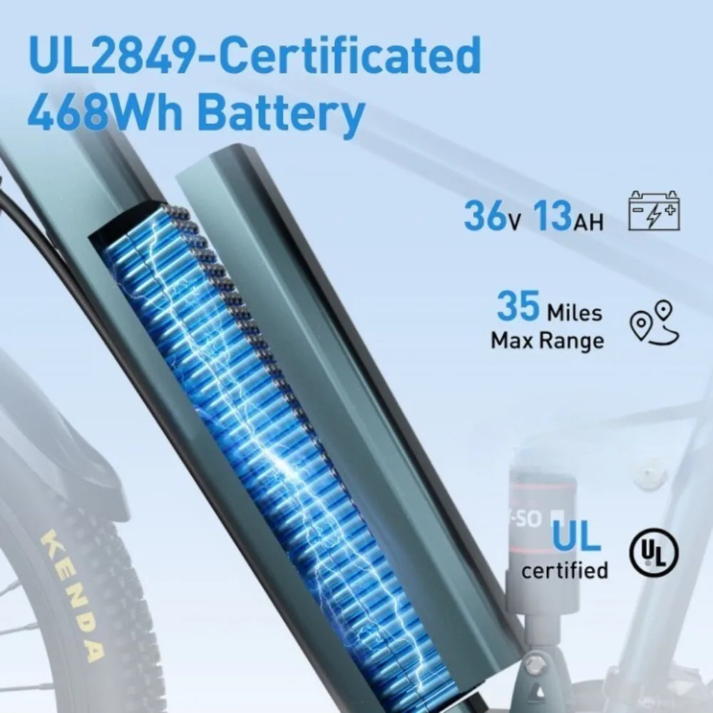 500W 36V Electric Mountain Bike – 21-Speed