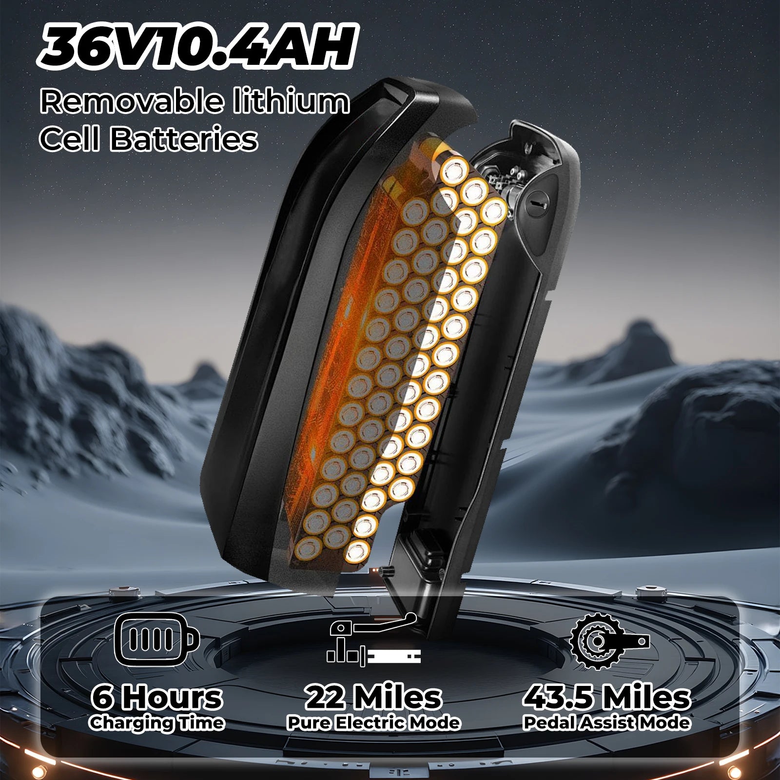 720W 26” Electric Mountain Bike