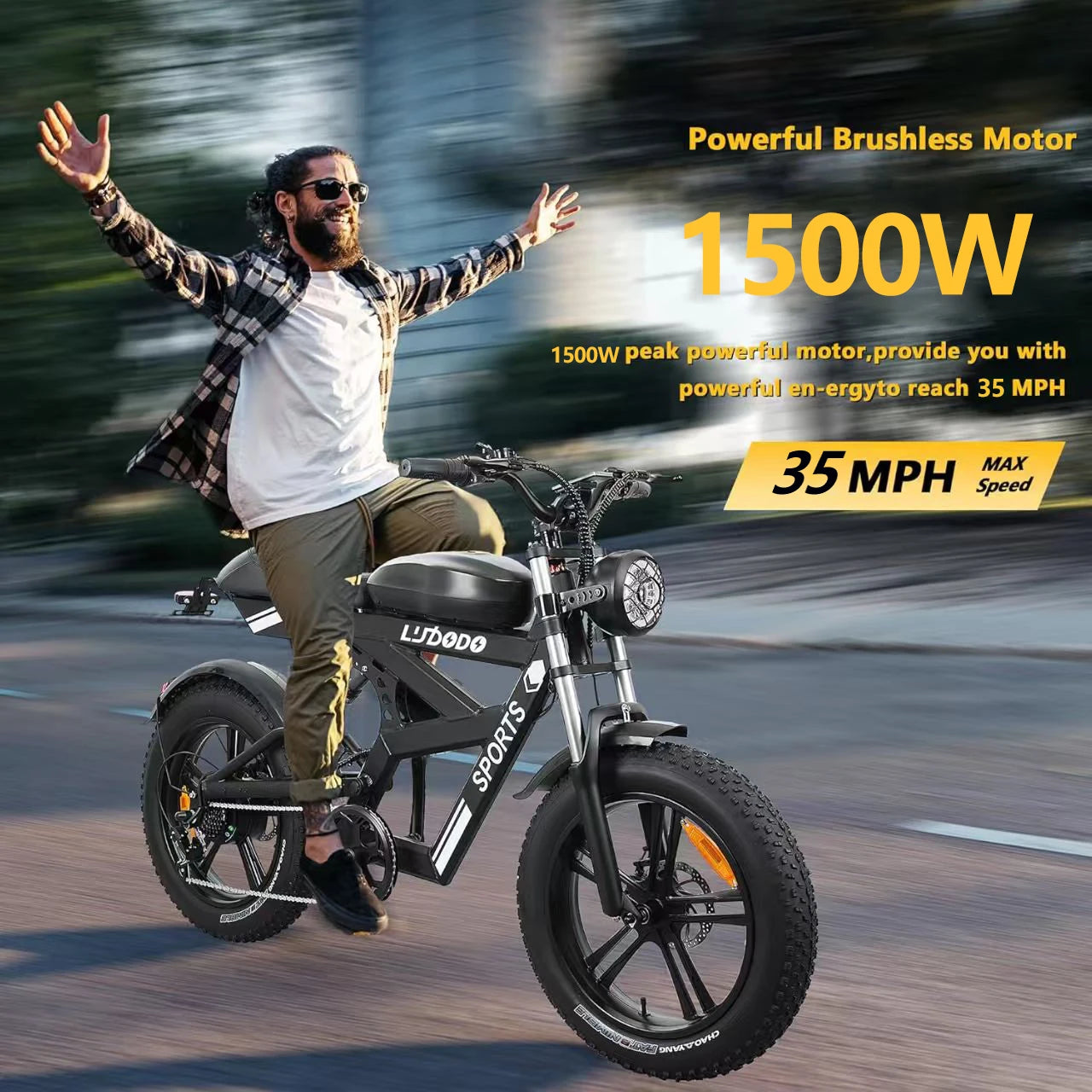 1500W Fat Tire Electric Bike