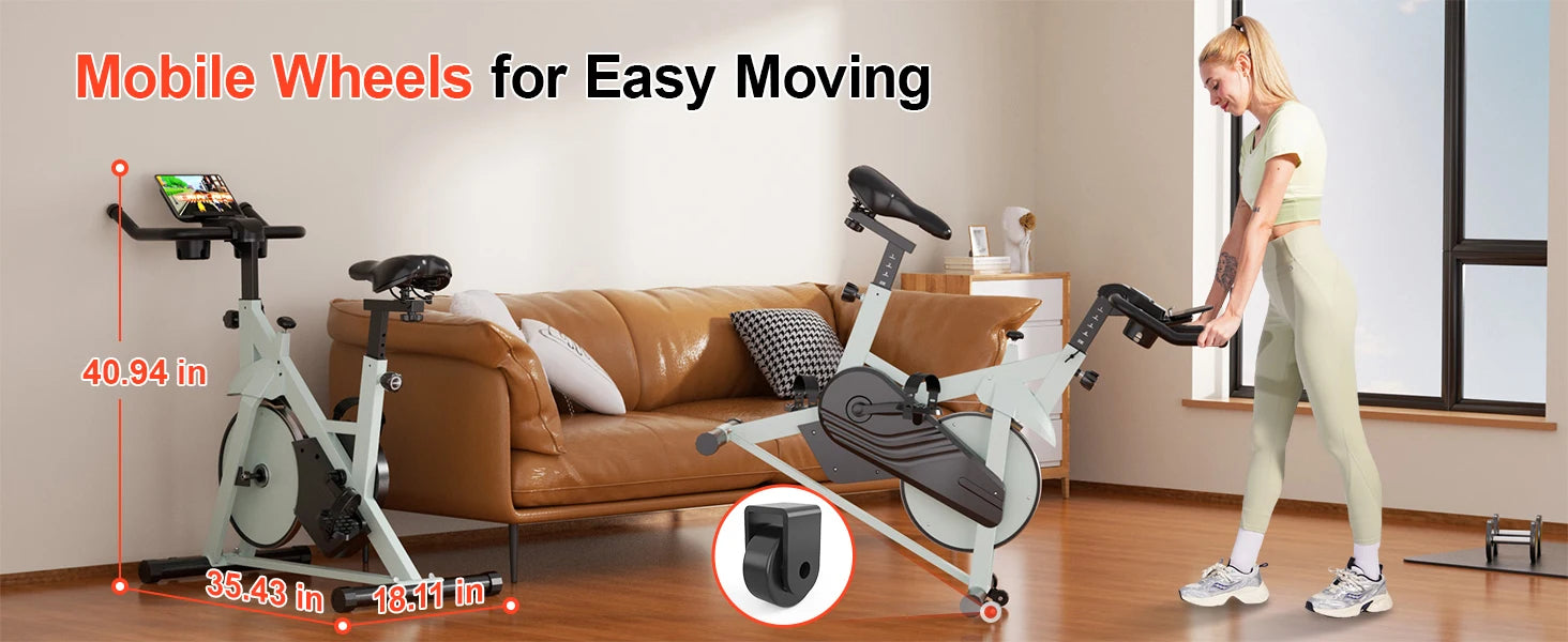 Superun 32-Level Magnetic Exercise Bike