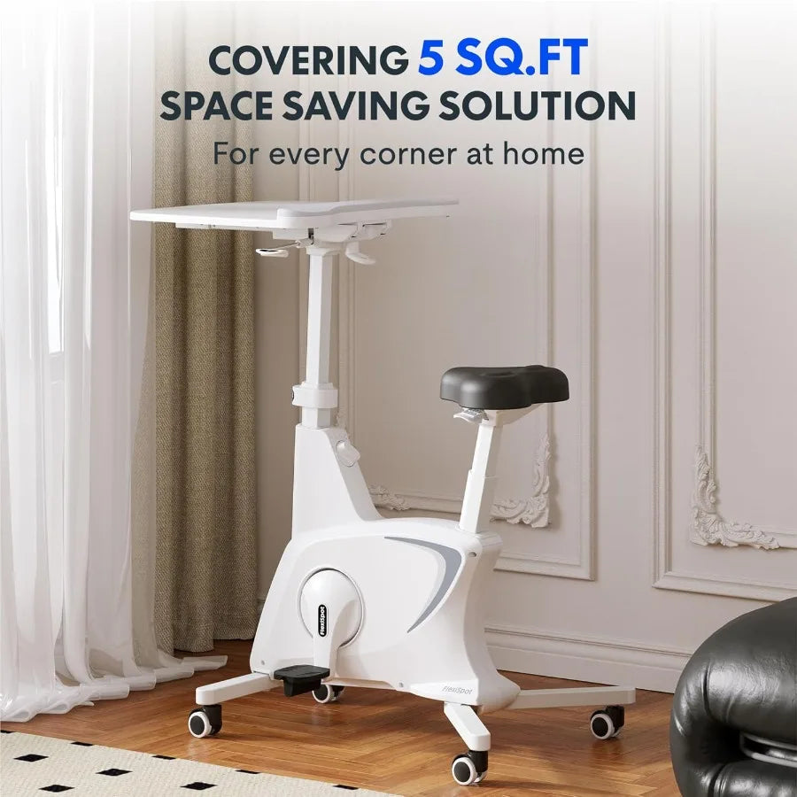 Compact Under-Desk Exercise Bike