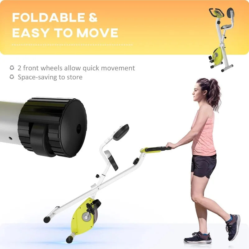 Soozier Foldable Upright Exercise Bike