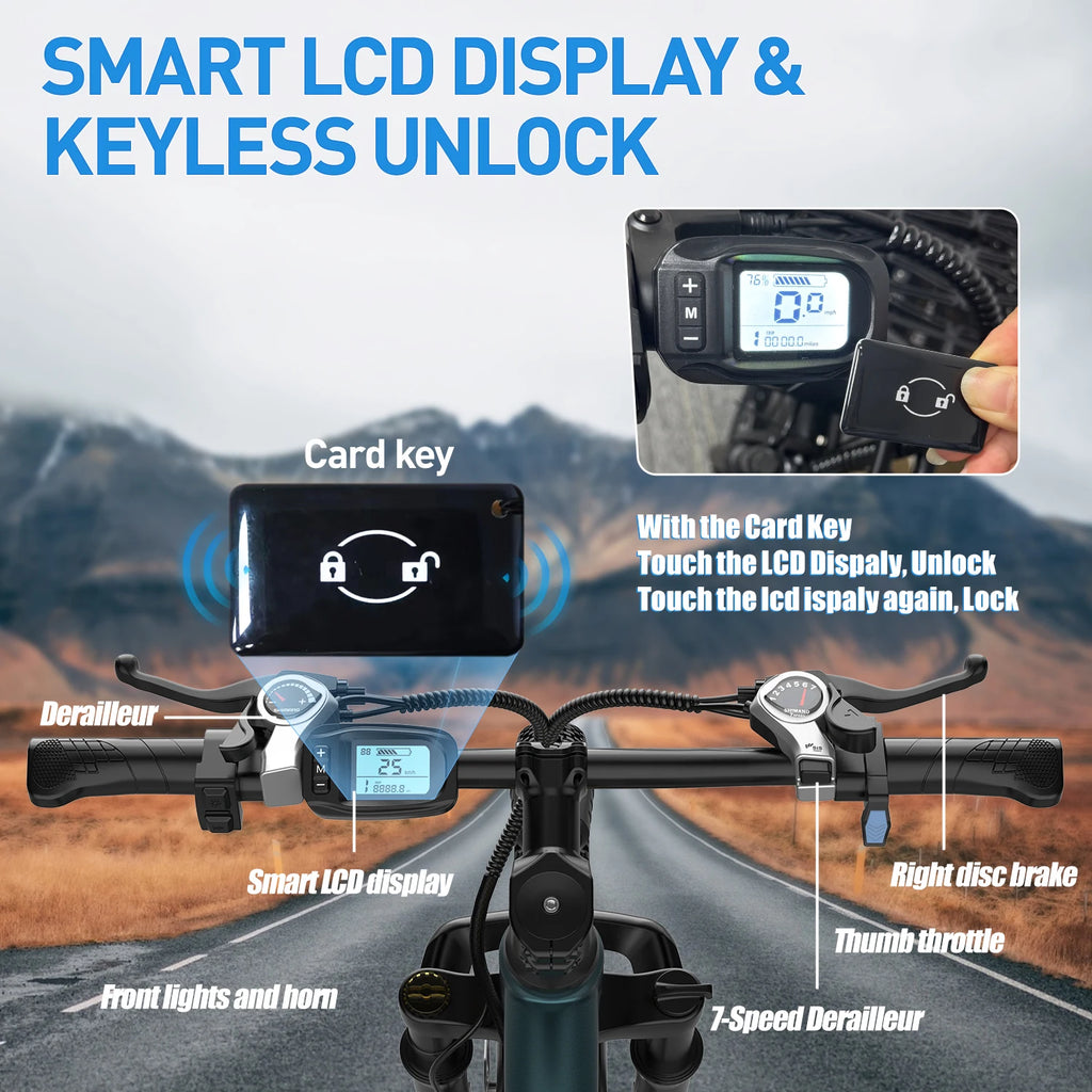 500W 36V Electric Mountain Bike – 21-Speed