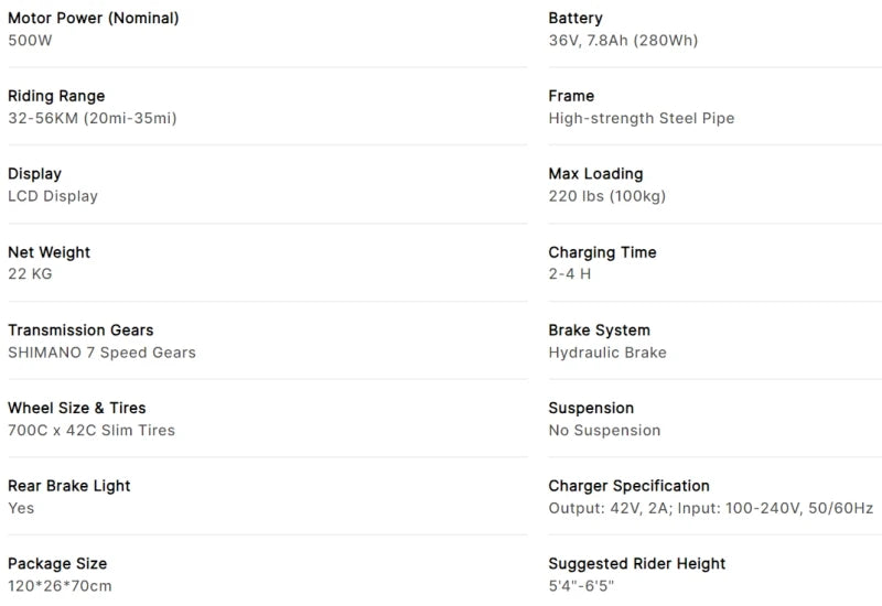 Freego E7 Electric Bike (2-Year Warranty)