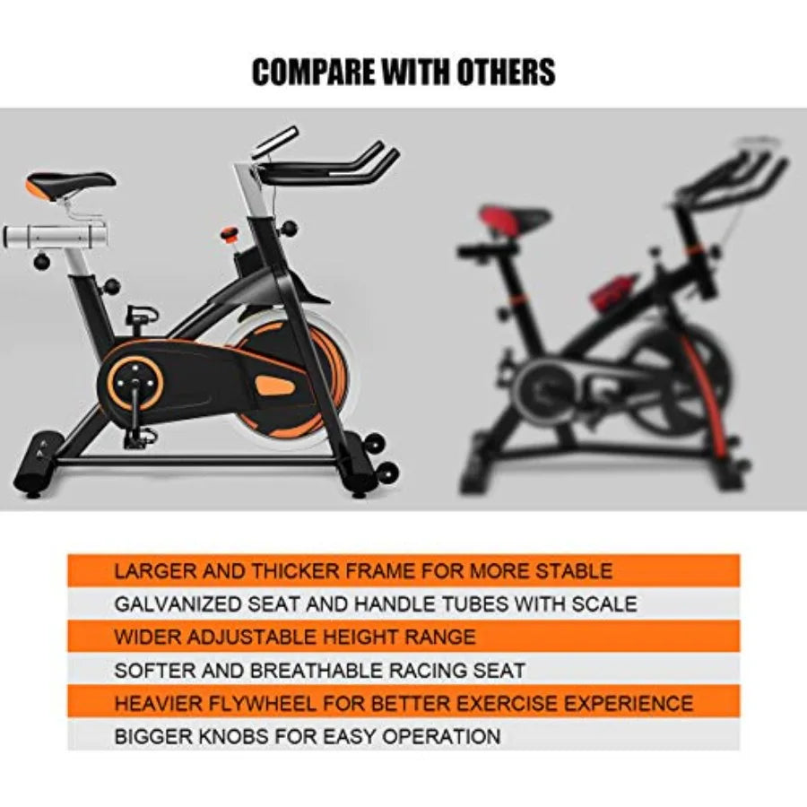 Heavy-Duty LCD Exercise Bike