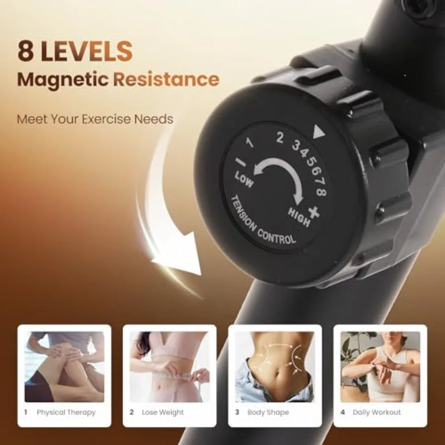 Recumbent Exercise Bike with LCD Monitor