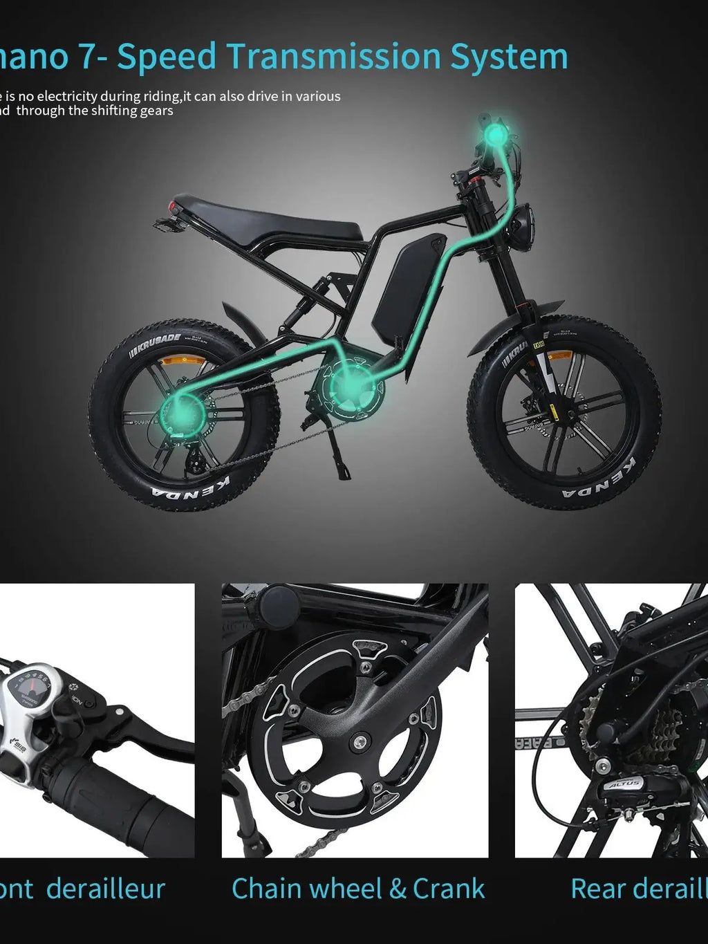 750W Class 3 Fat Tire Electric Bike