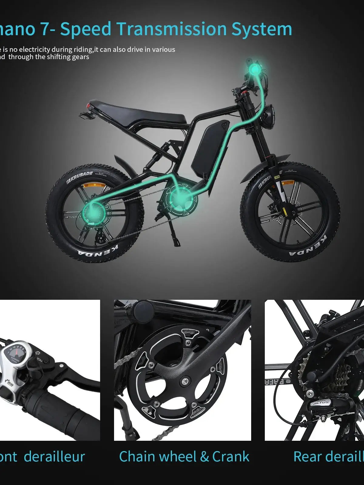 750W Class 3 Fat Tire Electric Bike