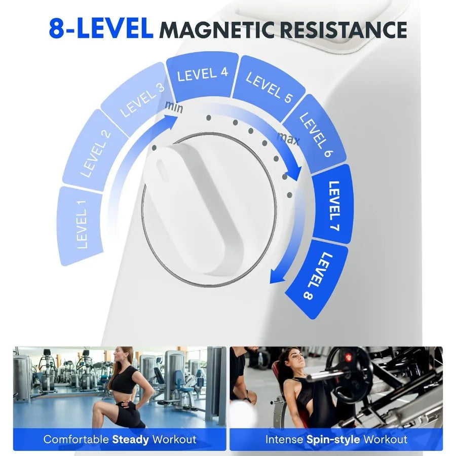 Compact Under-Desk Exercise Bike