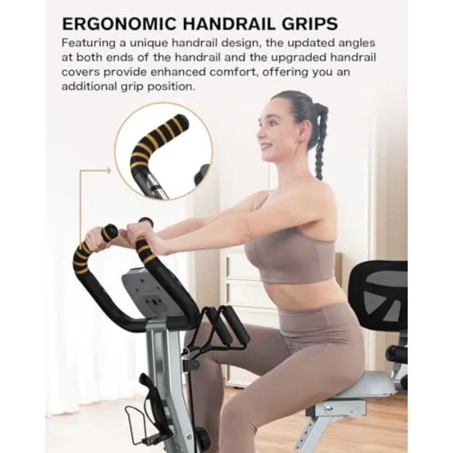 Foldable Upright Exercise Bike
