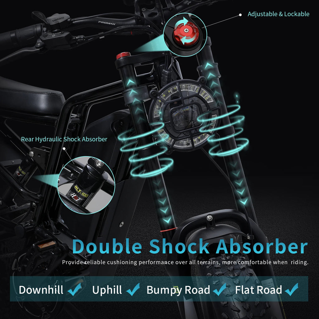 750W Class 3 Fat Tire Electric Bike