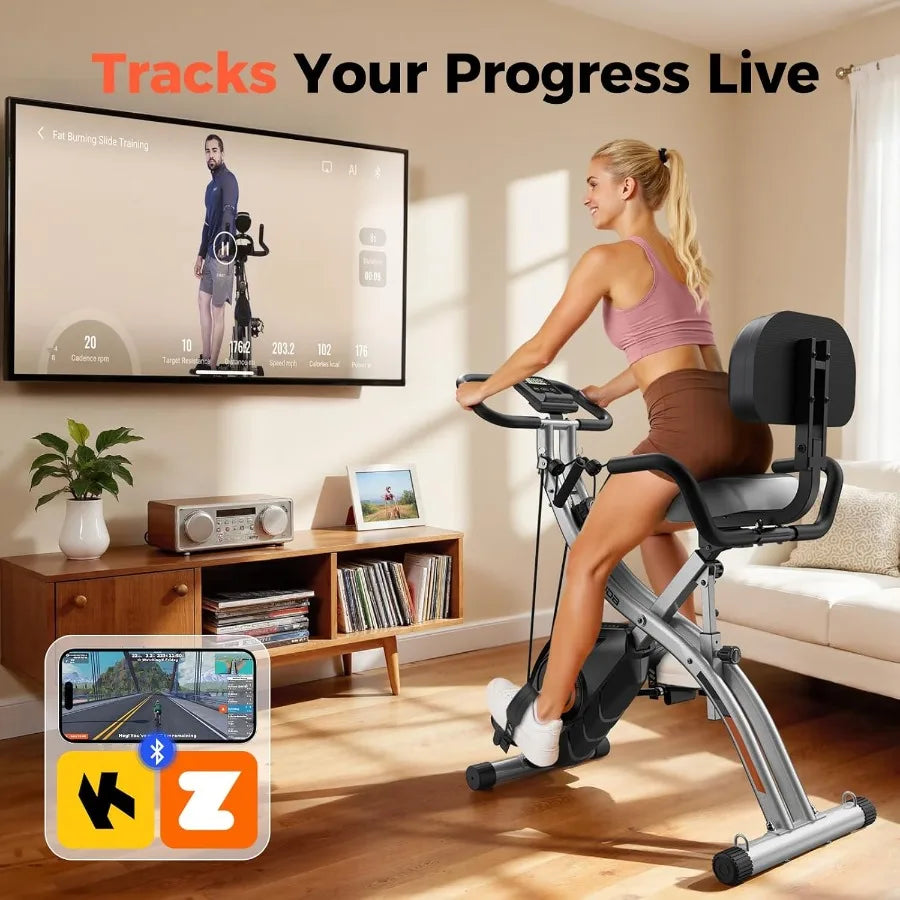 Foldable Exercise Bike for Home Gym