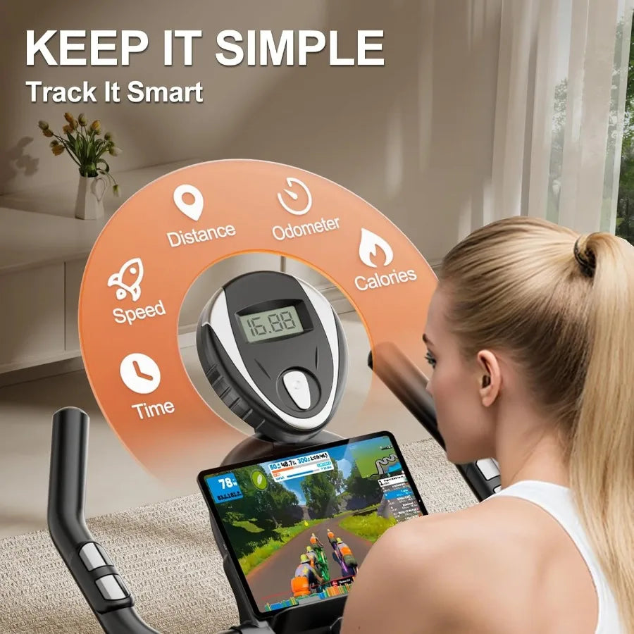 Compact Magnetic Exercise Bike (300 lb)