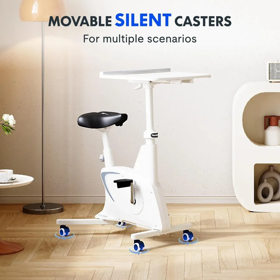 Compact Under-Desk Exercise Bike