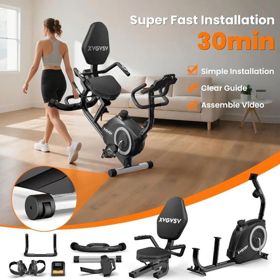 Recumbent Exercise Bike – 16 Levels