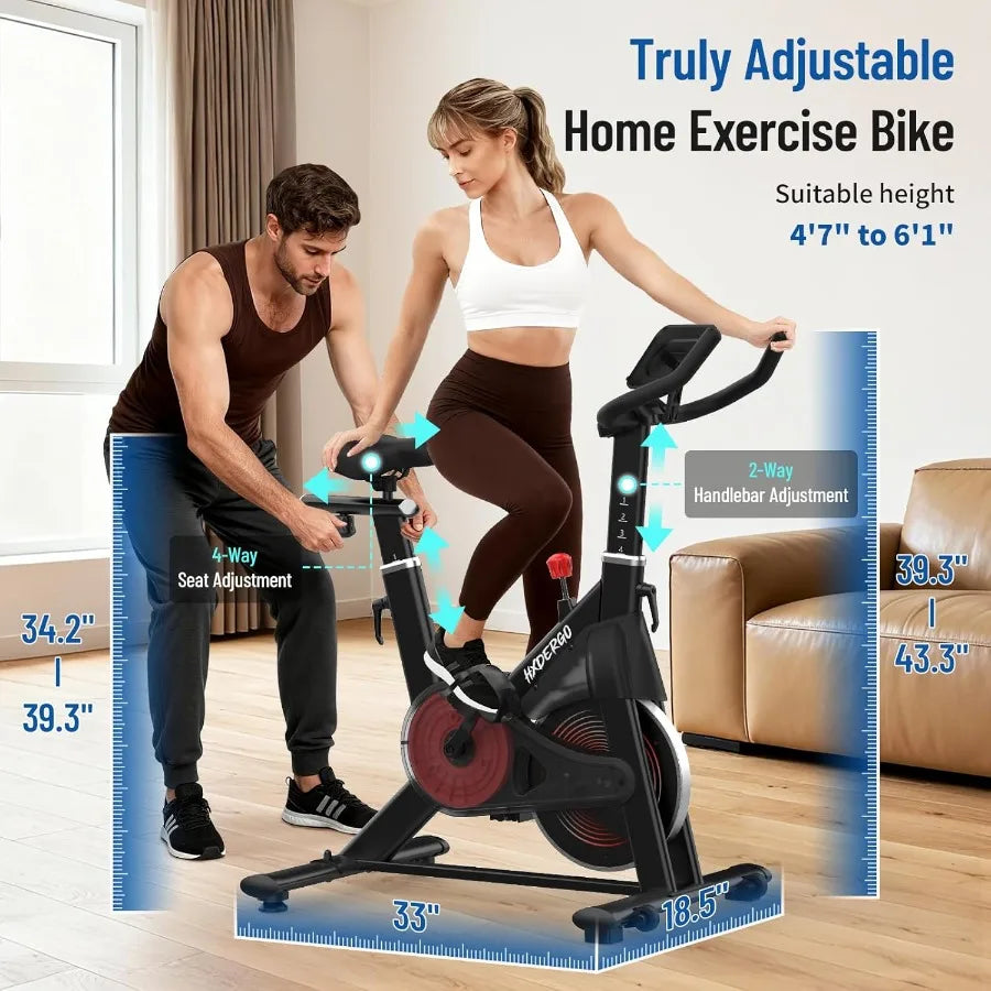 Silent Belt-Drive Smart Exercise Bike