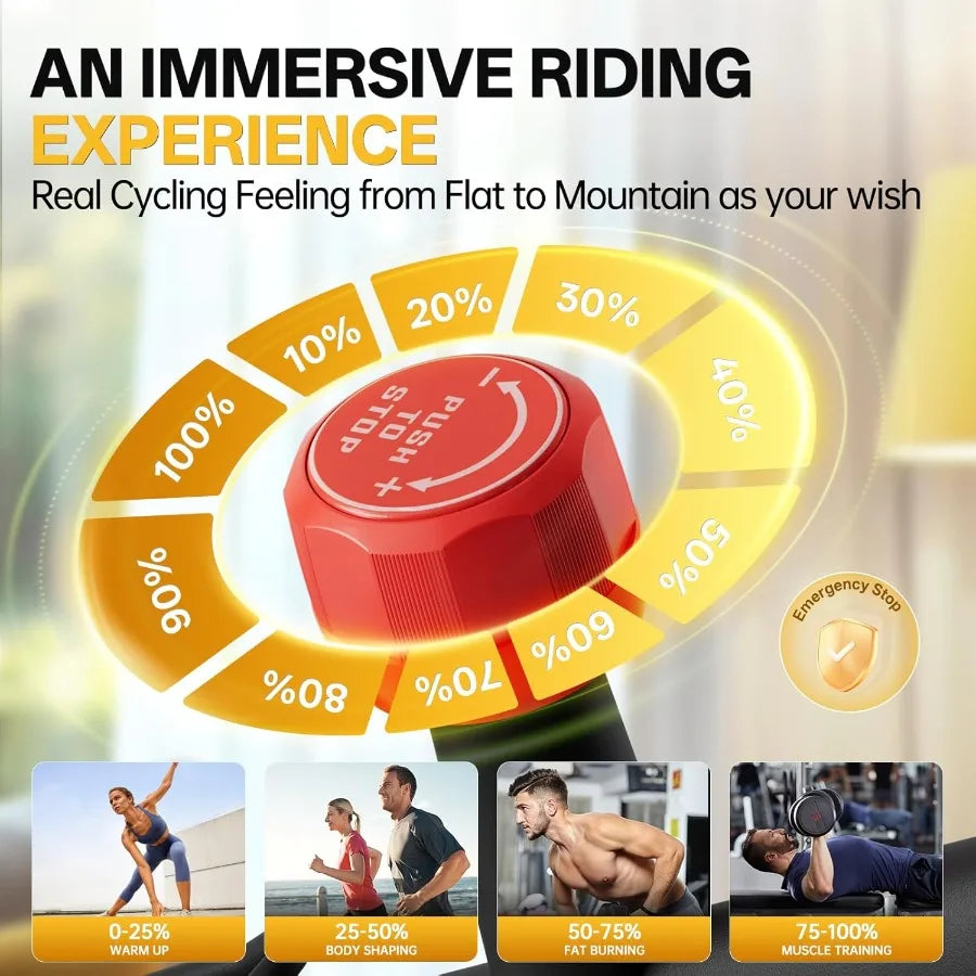 Upgraded Smart Resistance Exercise Bike