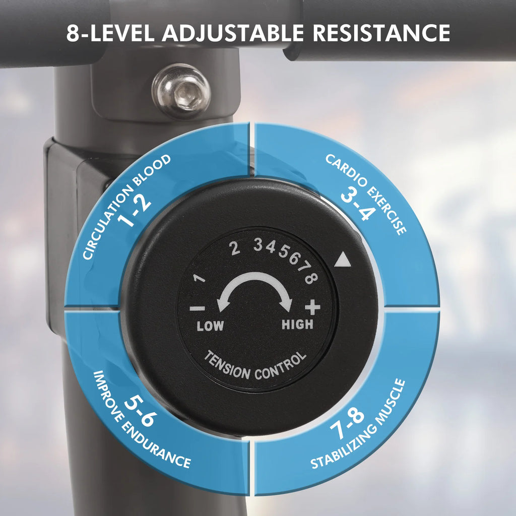 Comfort Recumbent Exercise Bike with Heart Rate