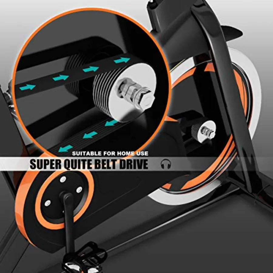 Heavy-Duty LCD Exercise Bike