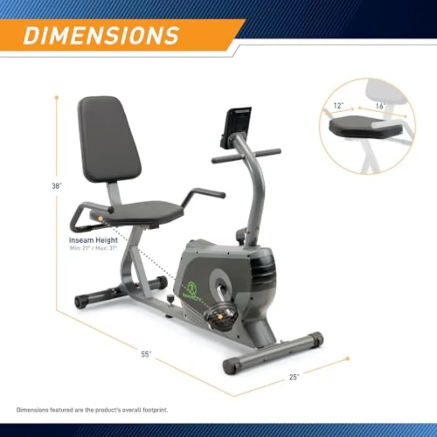 Magnetic Recumbent Exercise Bike