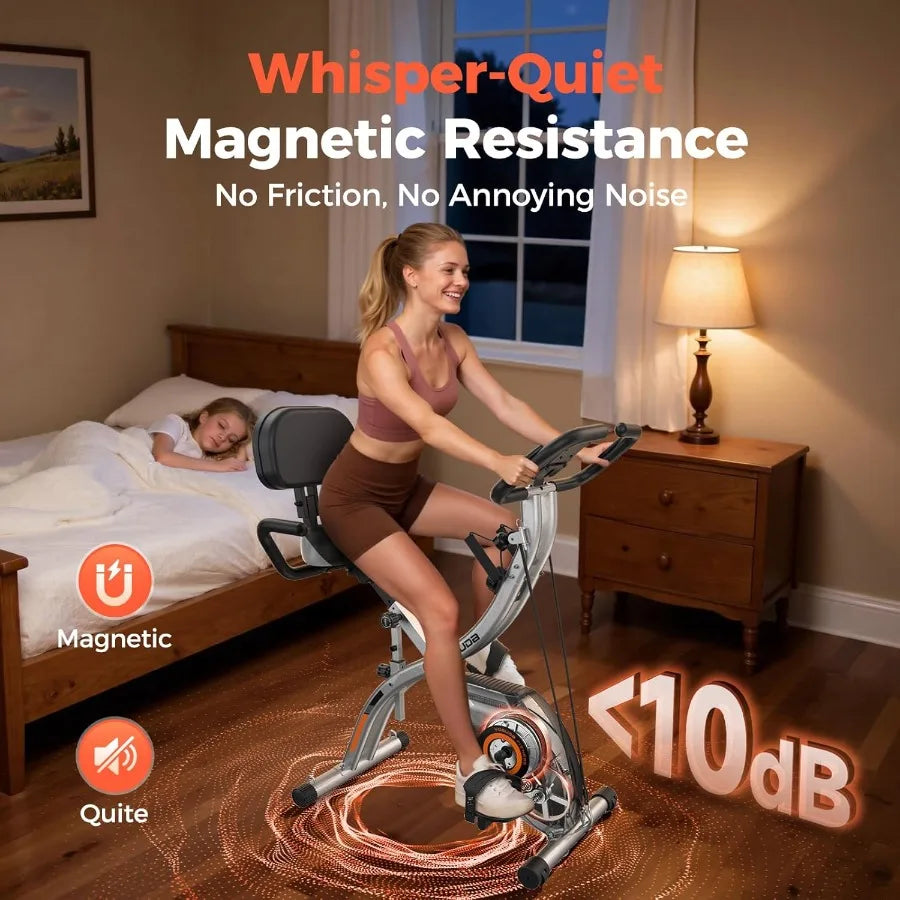 Foldable Exercise Bike for Home Gym