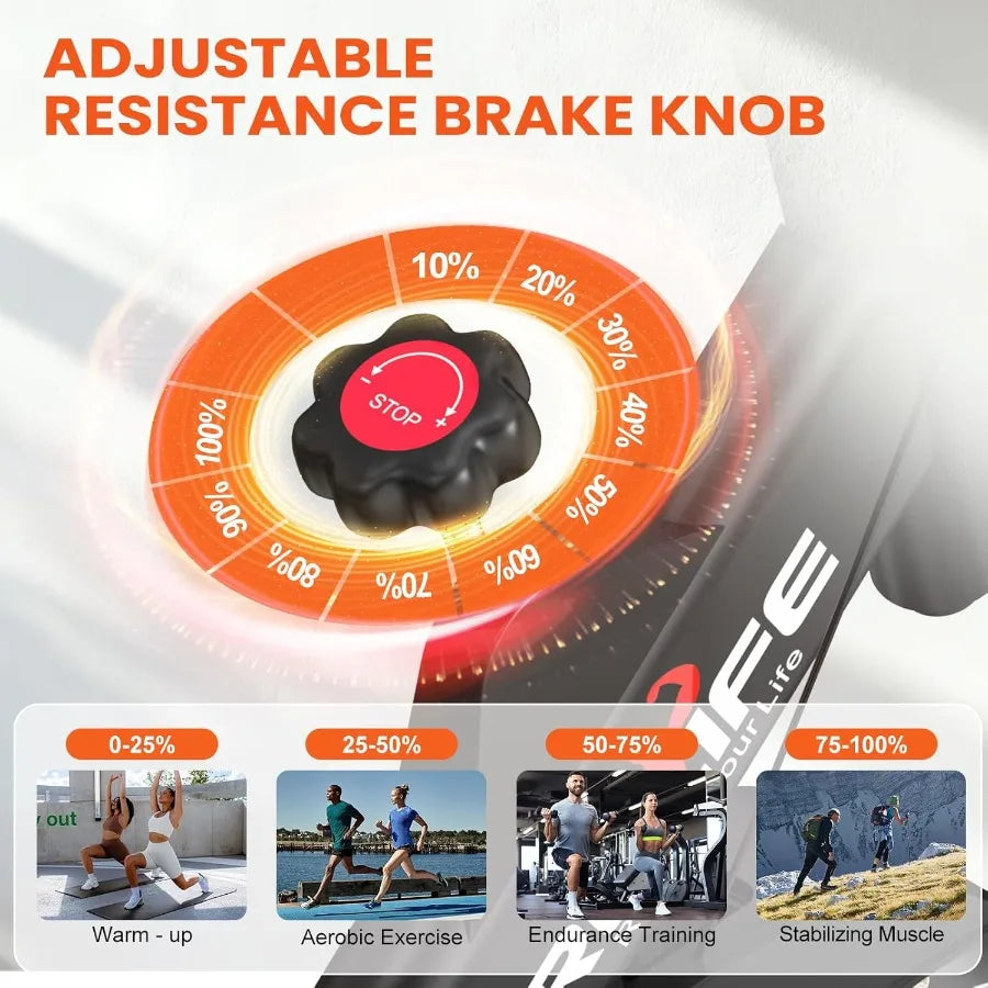 Silent Belt-Drive Exercise Bike