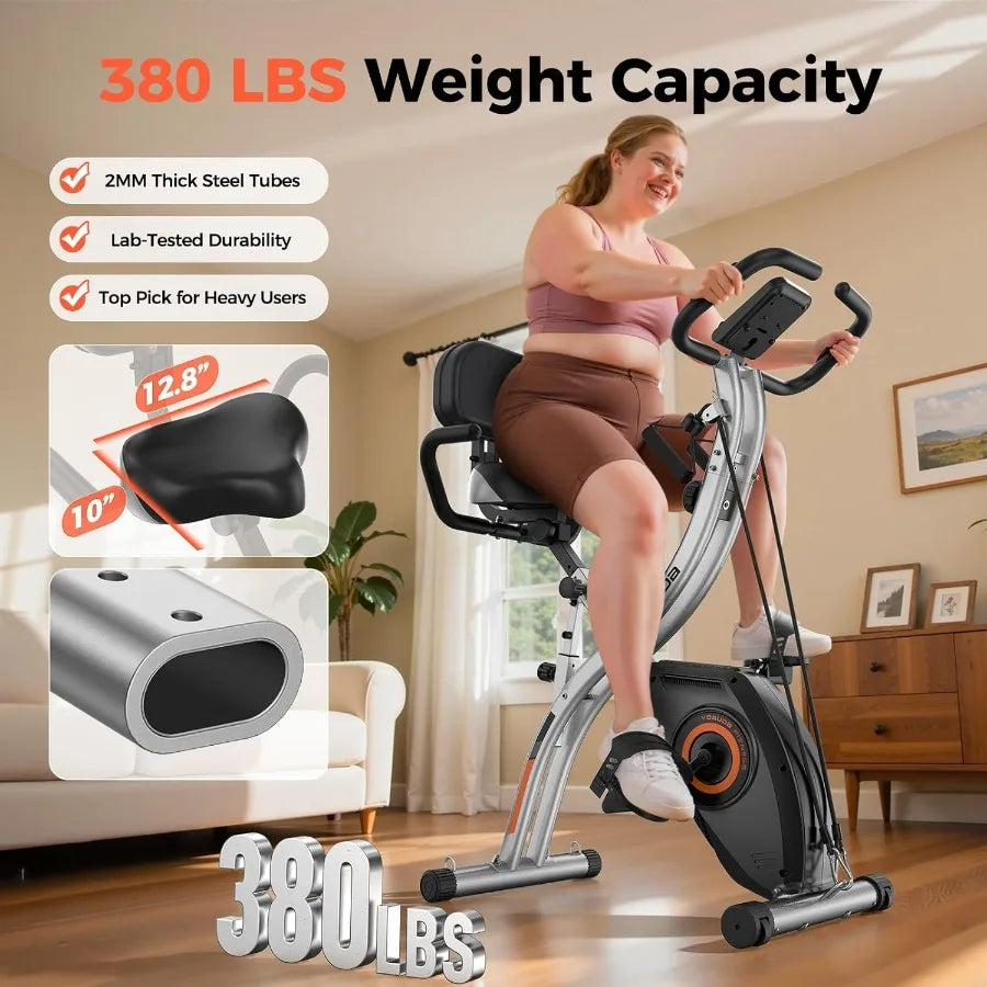 Foldable Exercise Bike for Home Gym