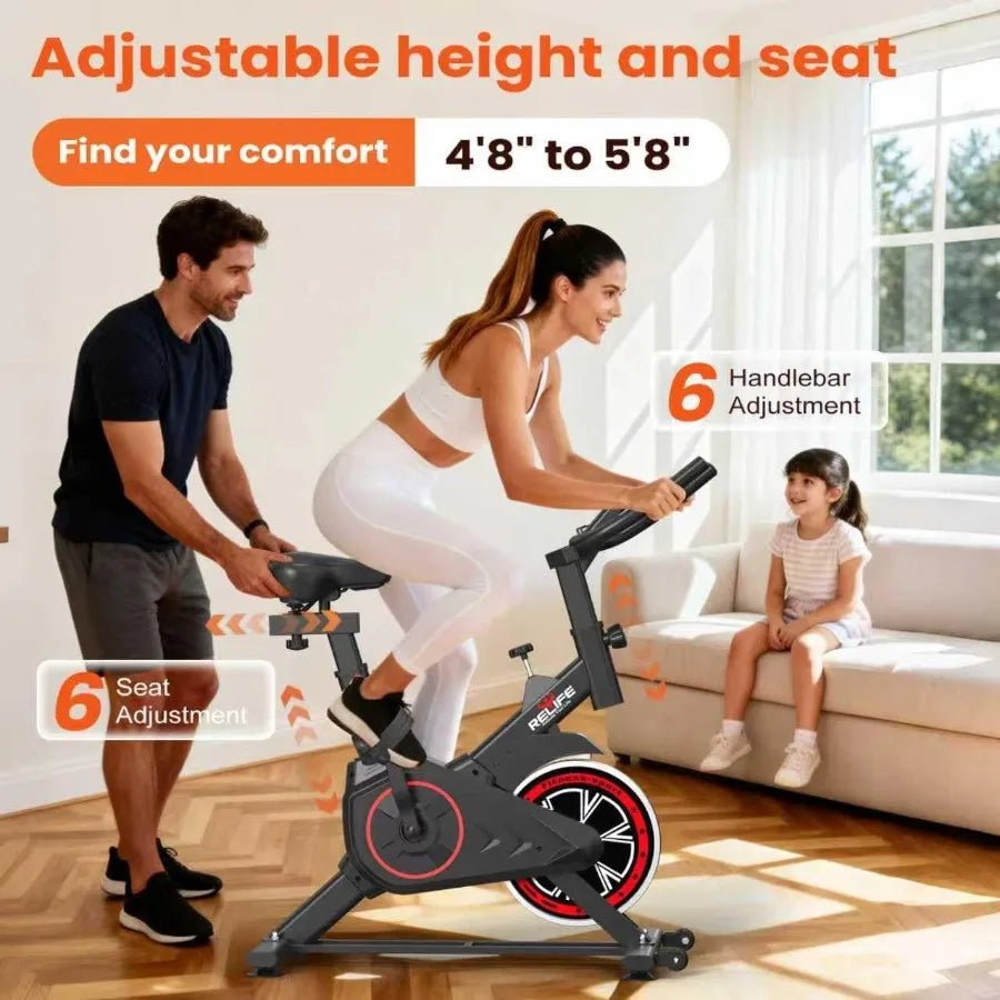 Silent Belt-Drive Exercise Bike