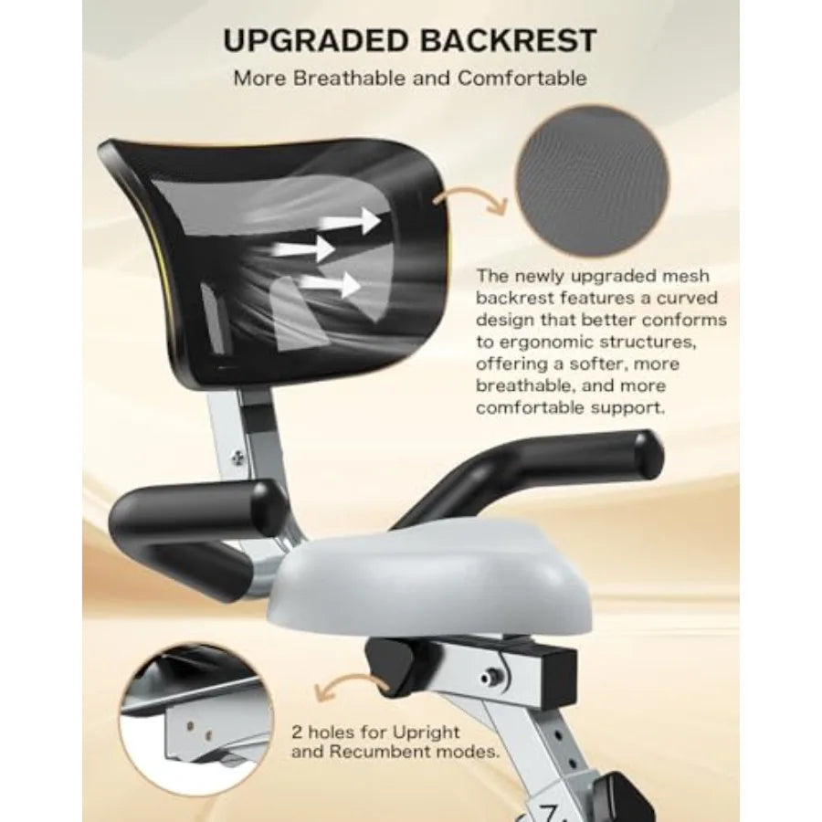 Foldable Upright Exercise Bike