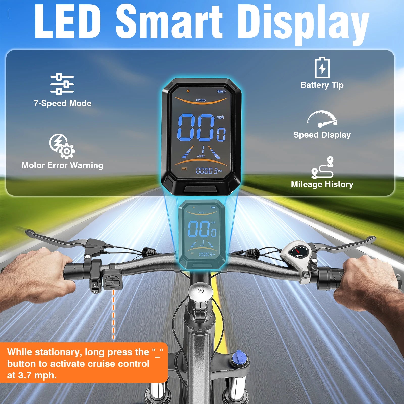 720W 26” Electric Mountain Bike