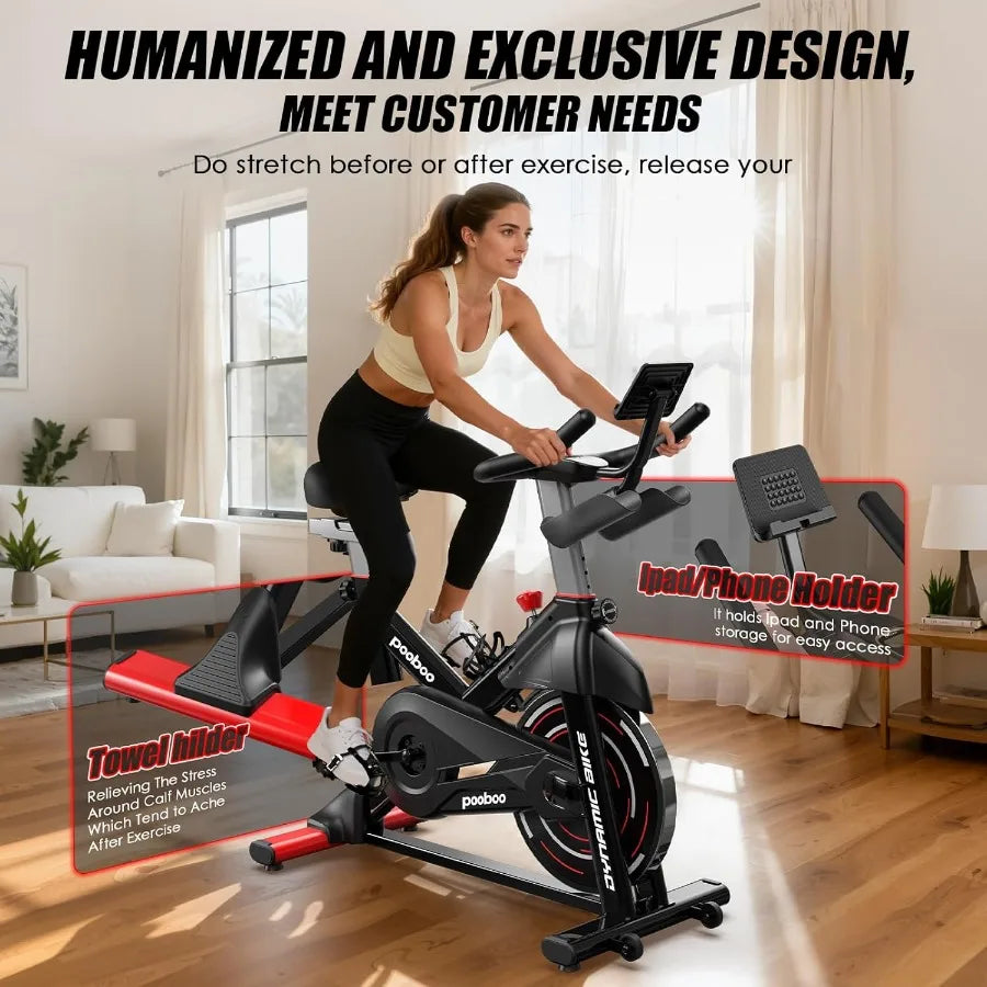 Magnetic Belt-Drive Exercise Bike