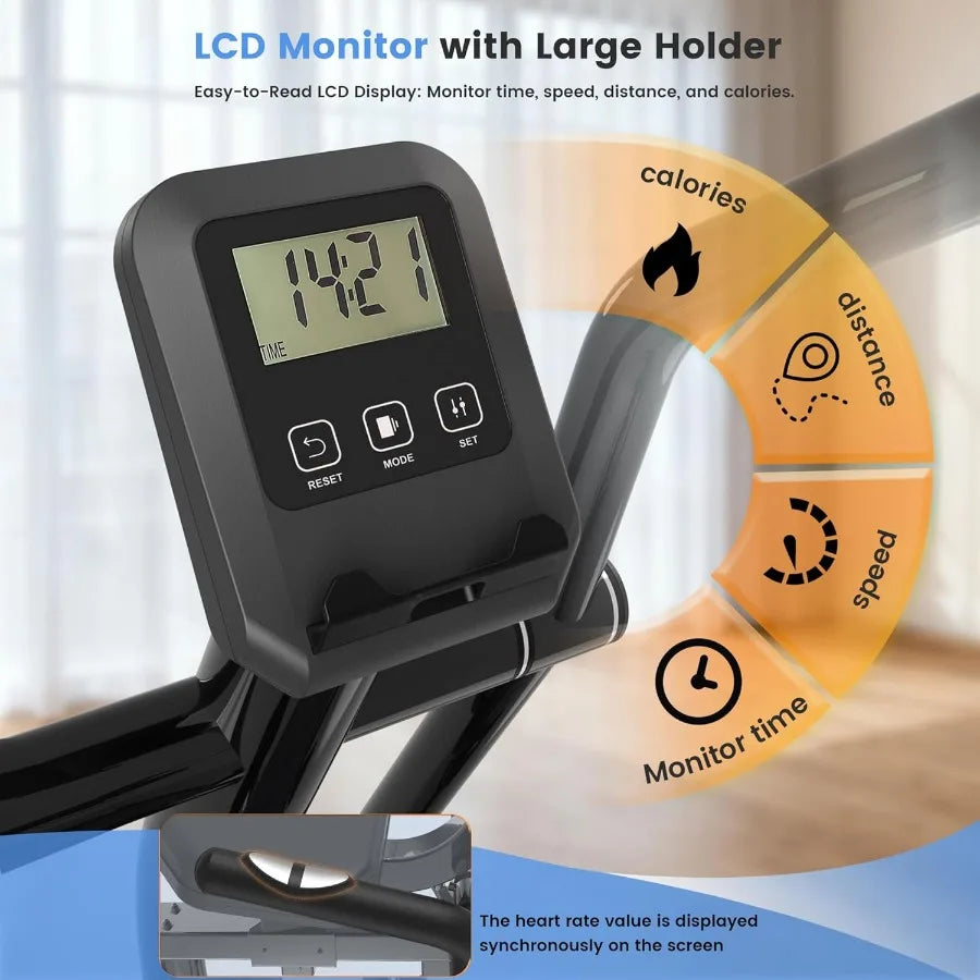 2-in-1 Recumbent & Elliptical Bike