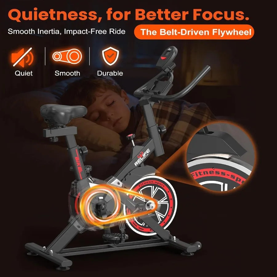 Silent Belt-Drive Exercise Bike