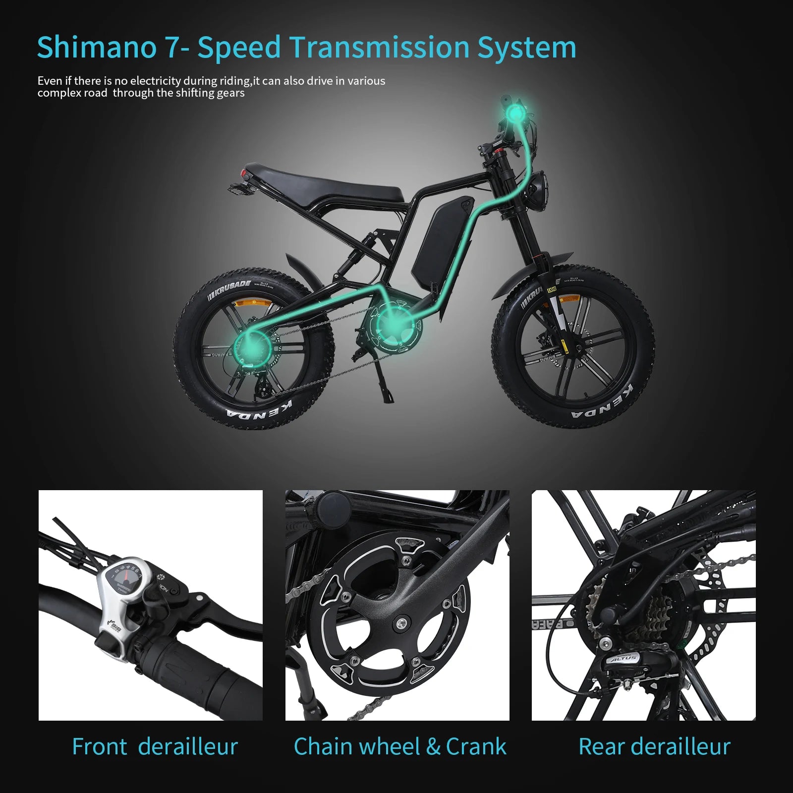 750W Class 3 Fat Tire Electric Bike